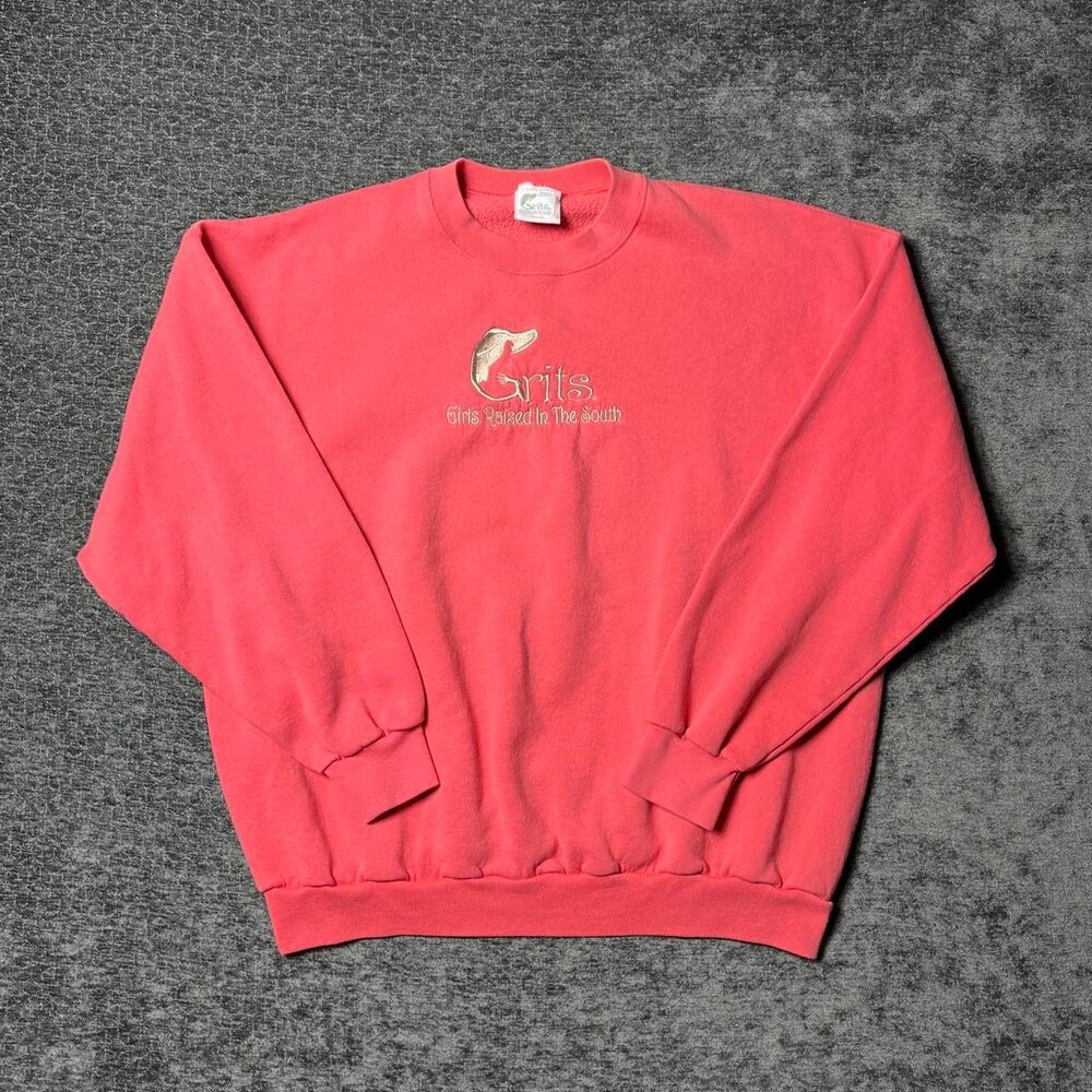 Unbranded Women's Pink and Red Sweatshirt